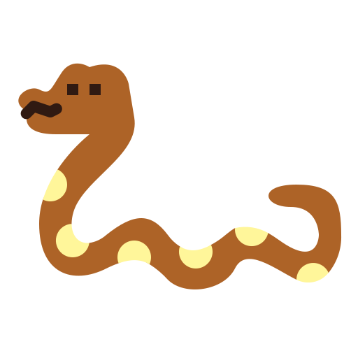 Змея Smalllikeart Flat иконка