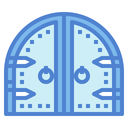 ドア Generic Blue icon