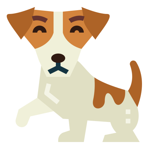Jack russell terrier Smalllikeart Flat icon
