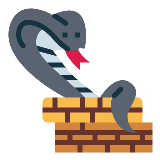 蛇 Smalllikeart Flat icon