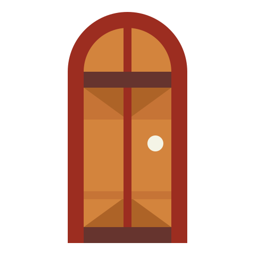 Door Smalllikeart Flat icon