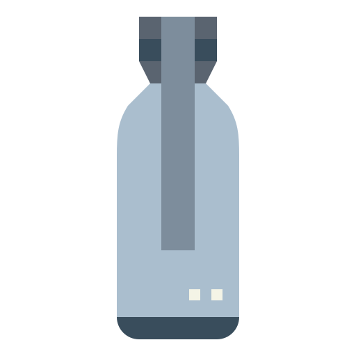 Bottle Smalllikeart Flat icon