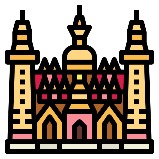 Pagoda Smalllikeart Lineal Color icon
