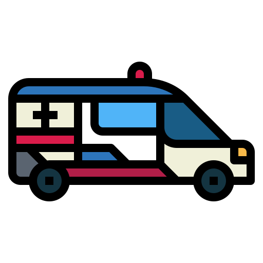 ambulanz Smalllikeart Lineal Color icon