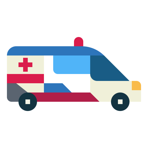 ambulância Smalllikeart Flat Ícone