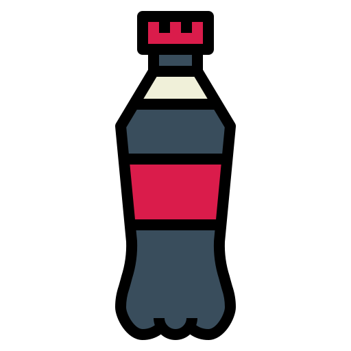 botella Smalllikeart Lineal Color icono