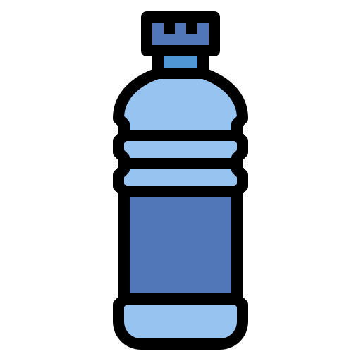 botella Smalllikeart Lineal Color icono