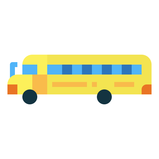 School bus Smalllikeart Flat icon