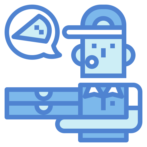 Delivery man Generic Blue icon