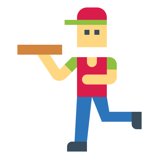 Delivery man Smalllikeart Flat icon