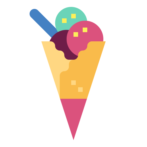 Мороженое Smalllikeart Flat иконка