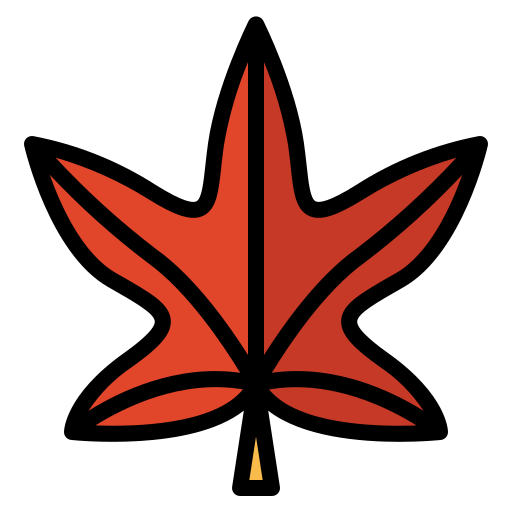 잎 Smalllikeart Lineal Color icon