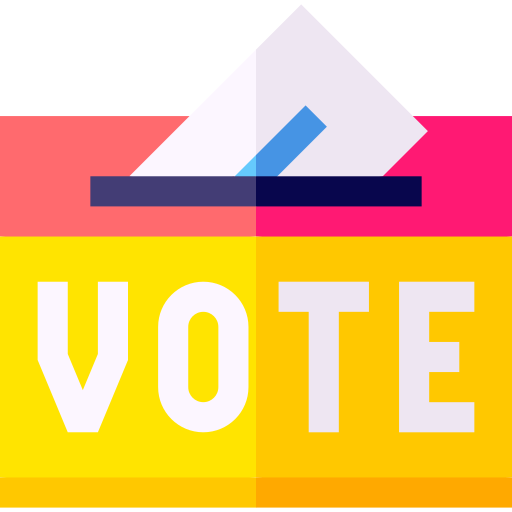 Vote Basic Straight Flat icon