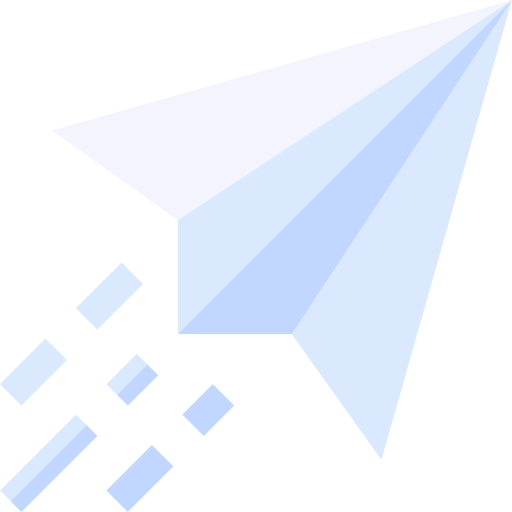 紙飛行機 Basic Straight Flat icon