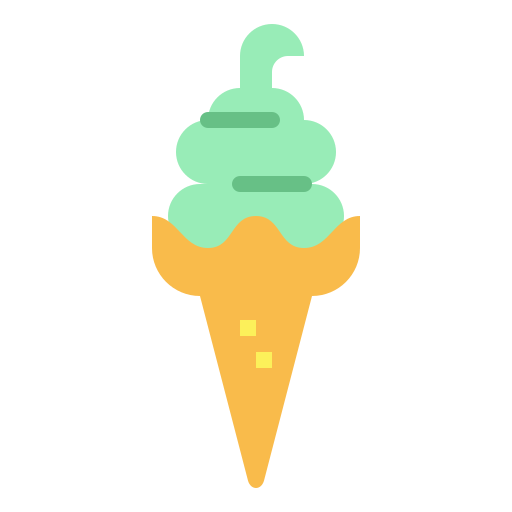 ソフトクリーム Smalllikeart Flat icon
