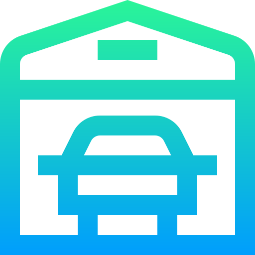 Garage Super Basic Straight Gradient icon