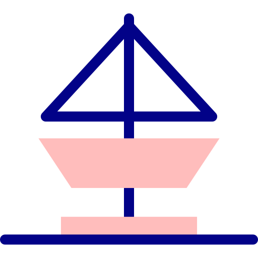 barca oscillante primaverile Detailed Mixed Lineal color icona