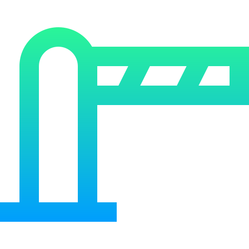 barrera de estacionamiento Super Basic Straight Gradient icono