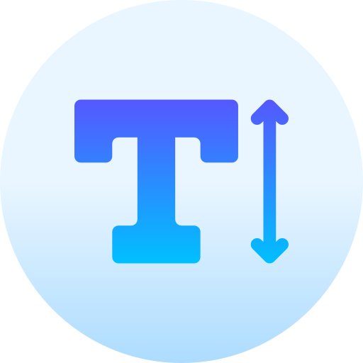 Типография Basic Gradient Circular иконка