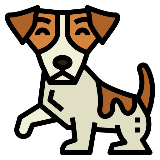 jack russell terrier Smalllikeart Lineal Color icon