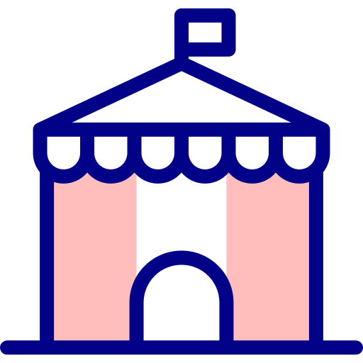 schloss Detailed Mixed Lineal color icon