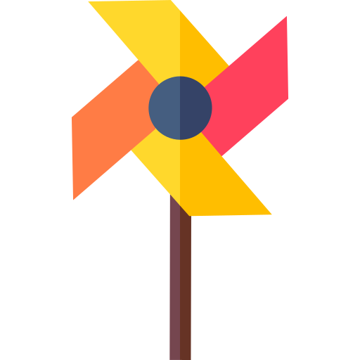 Pinwheel Basic Straight Flat icon
