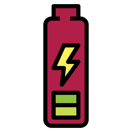 niedriger batteriestatus Smalllikeart Lineal Color icon