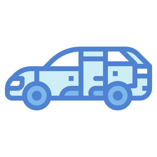 Minivan Generic Blue icon