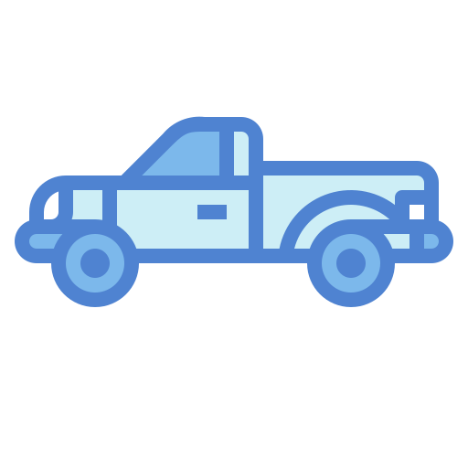 camion pick-up Generic Blue icona