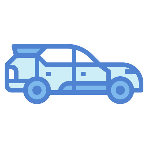 Suv car Generic Blue icon