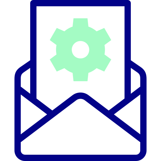e-mail Detailed Mixed Lineal color icon