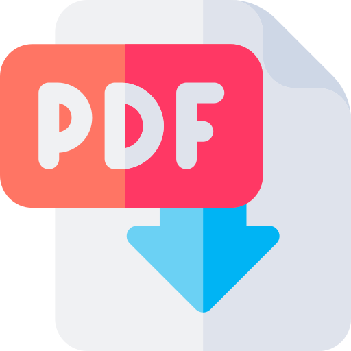 descargar pdf Basic Rounded Flat icono