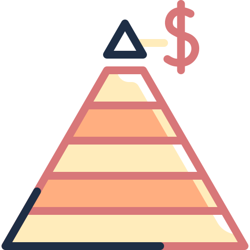 piramida Special Meteor Lineal color ikona