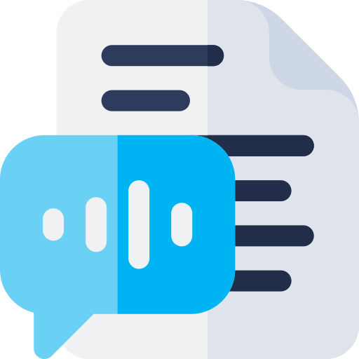 Transcription Basic Rounded Flat icon