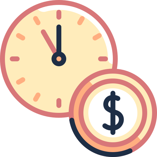 Time is money Special Meteor Lineal color icon