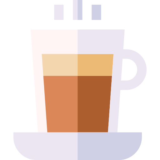 café Basic Straight Flat Icône