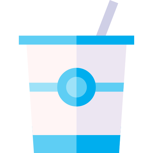 yoghurt Basic Straight Flat icoon