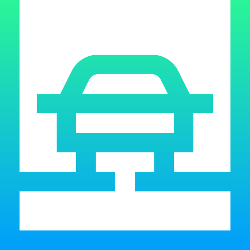 parcheggio Super Basic Straight Gradient icona