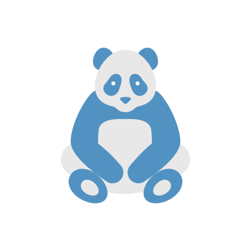 oso panda Generic Flat icono