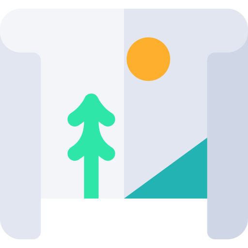 panoramiczny Basic Rounded Flat ikona