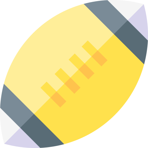 rugby Basic Straight Flat ikona