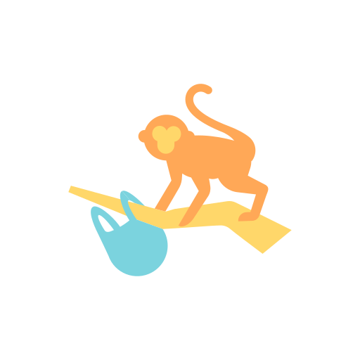 małpa Generic Flat ikona