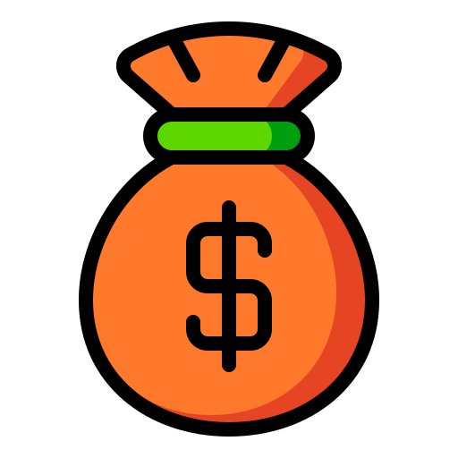 Money bag Generic Outline Color icon