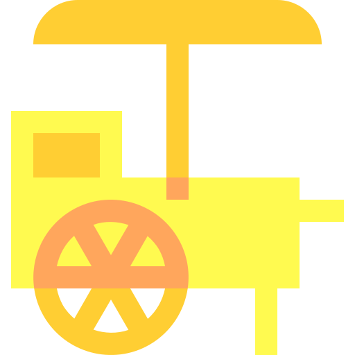 carro de comida Basic Sheer Flat icono