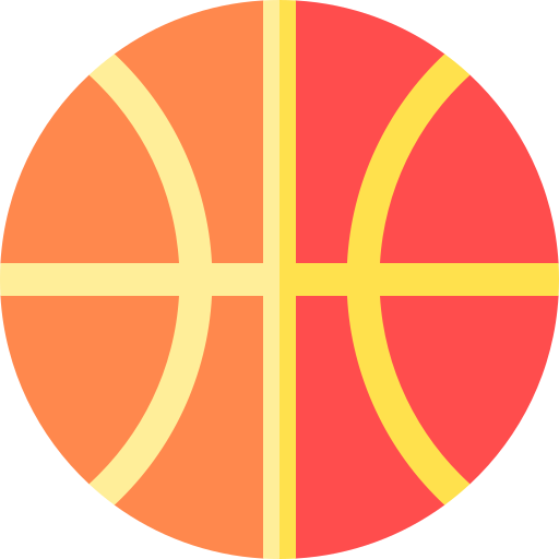 Баскетбол Basic Straight Flat иконка