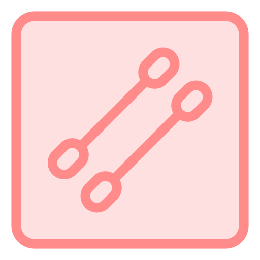 Cotton buds Generic Outline Color icon