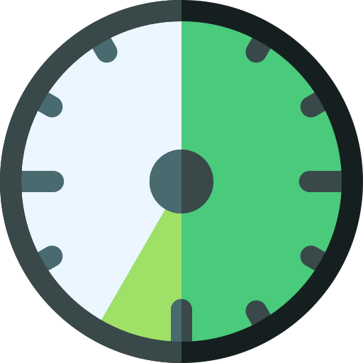 Clock Basic Rounded Flat icon