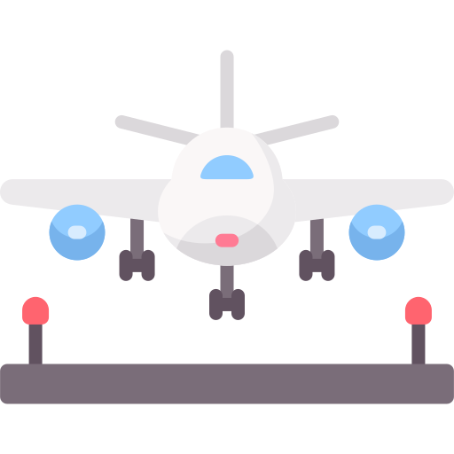 飛行機の着陸 Special Flat icon