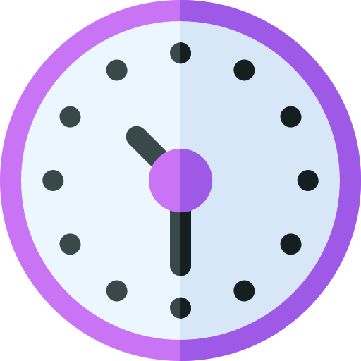 zegar ścienny Basic Rounded Flat ikona