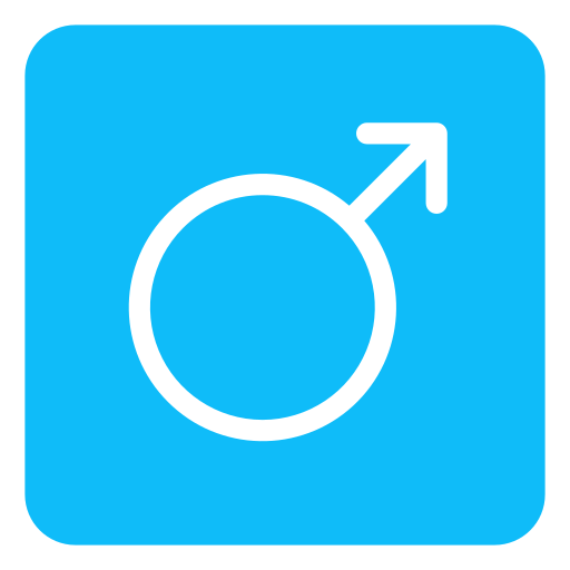 mannelijk Generic Flat icoon
